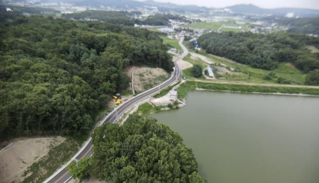 용인특례시농어촌도로 주내선 리도214호를 준공했다