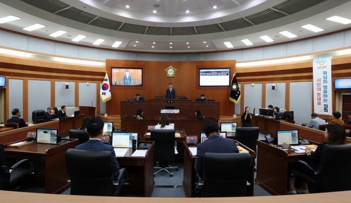 오산시의회, 제296회 임시회 개회