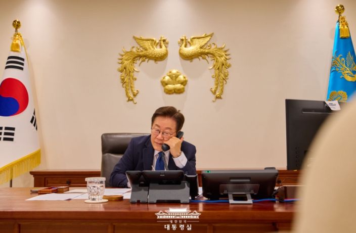 한국·몽골 정상 통화(대통령실)