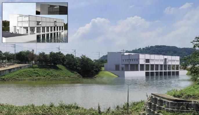 강매제2배수펌프장 조감도