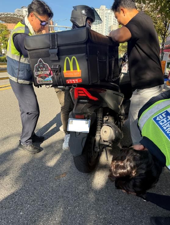 오산시, 한국교통안전공단·오산경찰서와 합동 이륜자동차 소음·불법개조 단속 실시