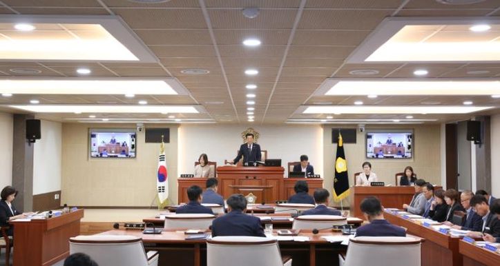 제378회 장수군의회 임시회 개회