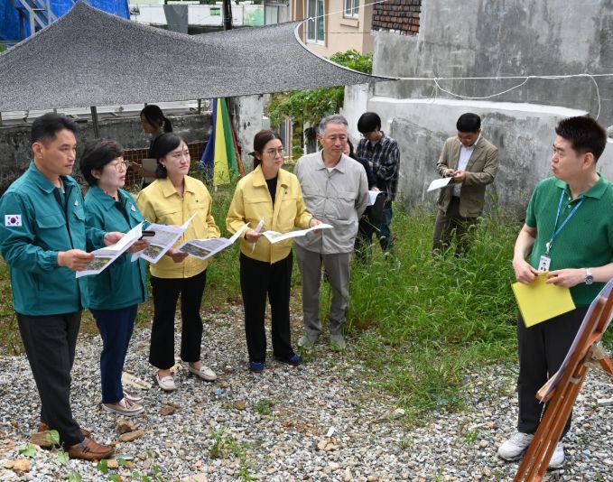 대전 중구의회, 사회도시위원회 현장 점검
