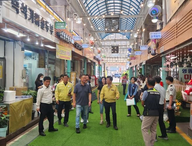 안성시, 추석 명절대비 전통시장 유관기관 합동점검