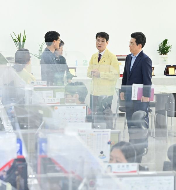 국자원 행정정보시스템 화재 관련 중구 민원실, 대구통합전산센터 현장 점검