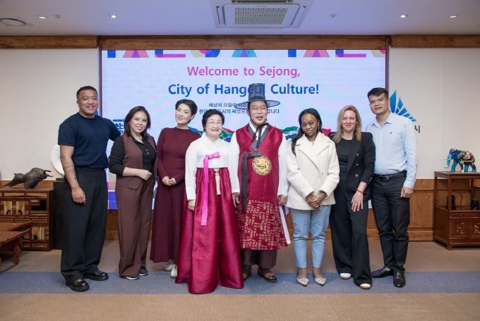 최민호 시장 외신 기자단 간담회