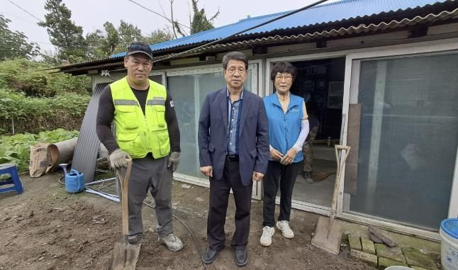 여주시 점동면, 현수1리 '사랑의 집수리' 봉사 실시