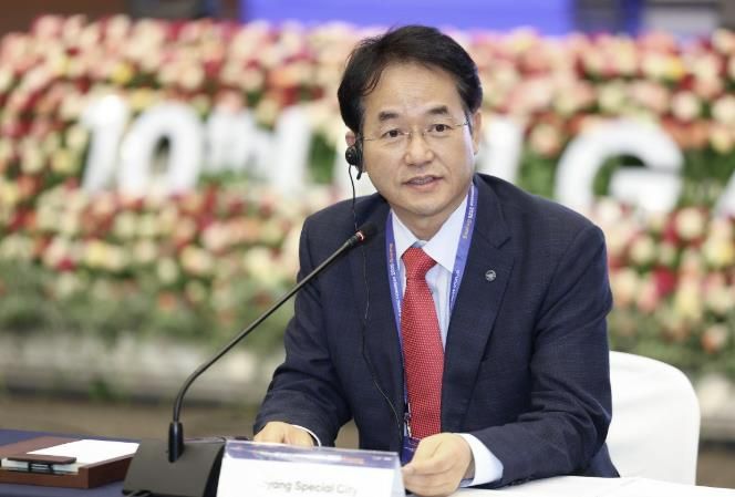 이동환 고양특례시장(UCLG ASPAC 이사회 현장)