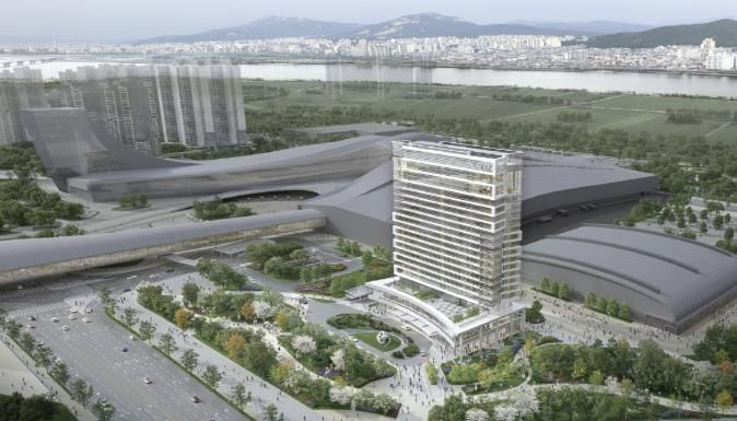 앵커호텔 조감도