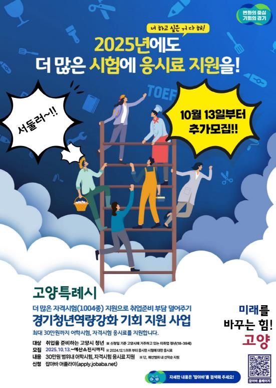 ‘경기청년 역량강화 기회지원사업’추가 모집 안내문