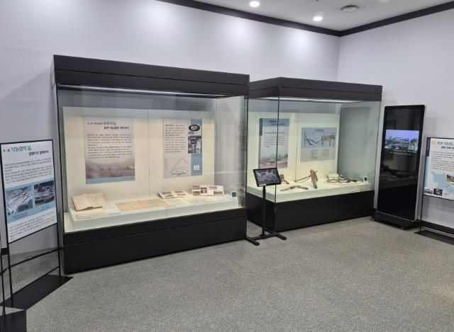 용인시박물관 '2025 기증 유물 특별전 청원목장 전시 모습