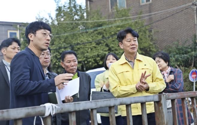 수원시 권선구, 우시장천 및 매산천 현장점검 실시