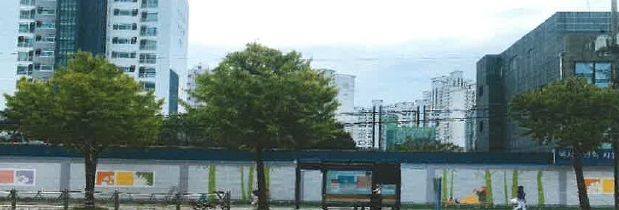 버스정류장 인근 벽화 조성 사업