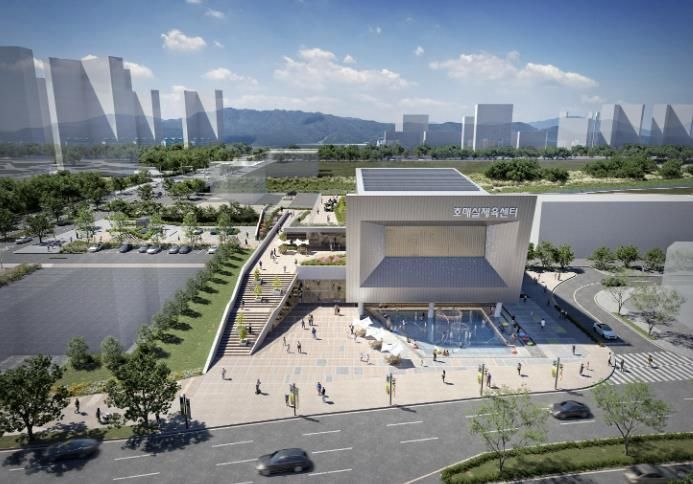 호매실 체육센터 조감도