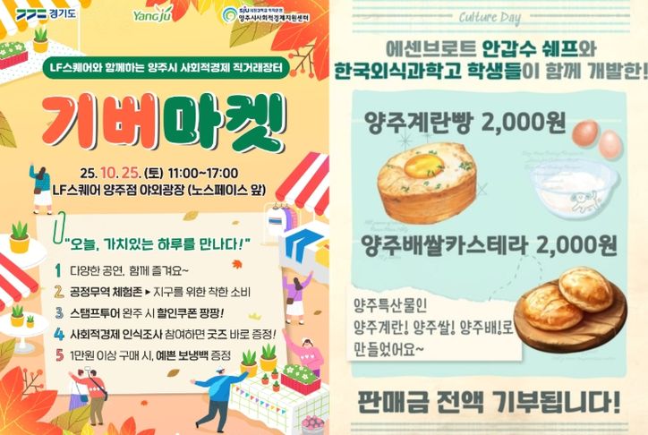양주시 한국외식과학고, 오는 25일 창업프로젝트 일환 팝업스토어 운영