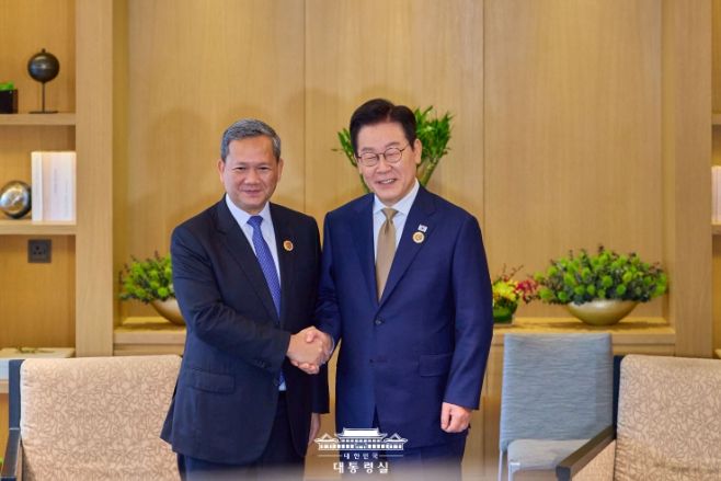 한국·캄보디아 정상회담(대통령실)