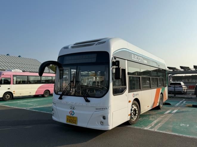 양양군, 친환경 전기 저상버스 첫 도입