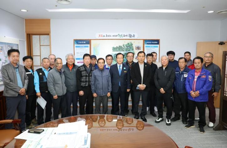 유희태 완주군수, 개인택시 운수종사자 소통 간담회