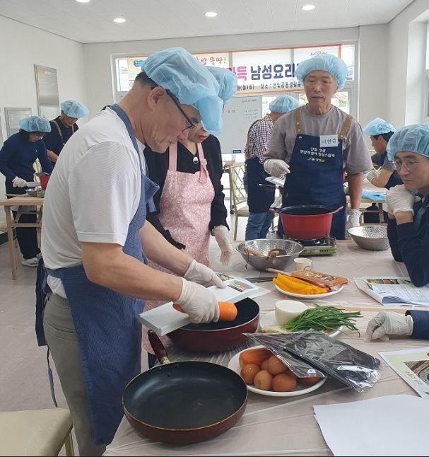 대마면 온기가득 남성요리교실