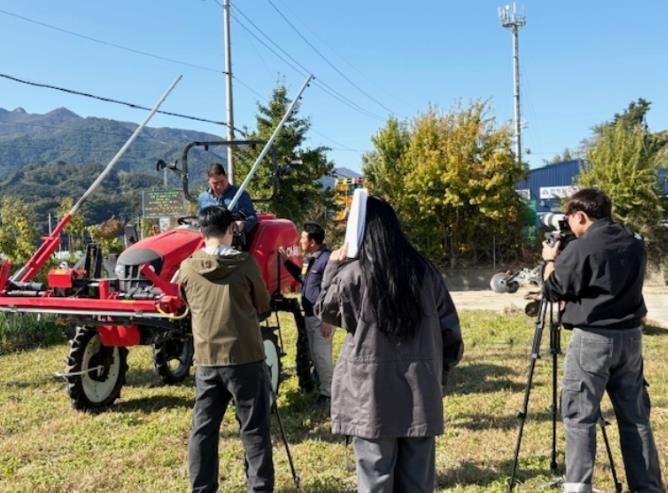 함양군, 농작업 안전 재해 예방 홍보 영상 촬영