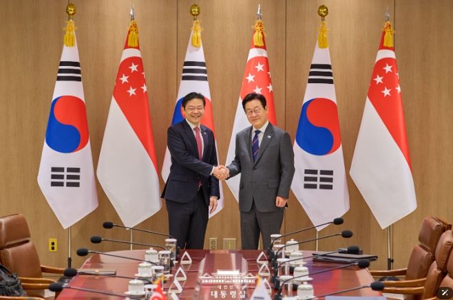 한국·싱가포르 정상회담(대통령실)