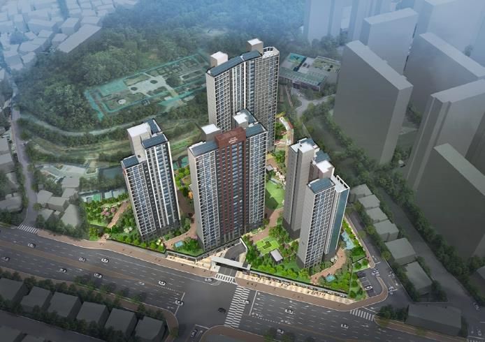 장암6구역 조감도