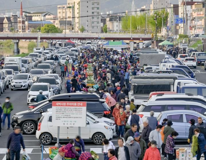 농업인 새벽시장 사진