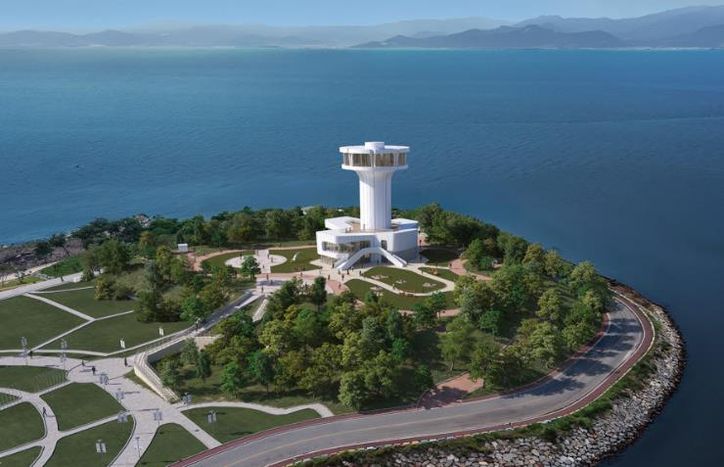 고흥군, ‘고흥지구 선셋가든’ 관광경관 명소화 사업 본격화 - 고흥지구 선셋가든 조감도