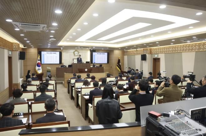 제259회 제2차 정례회 제2차 본회의 전경