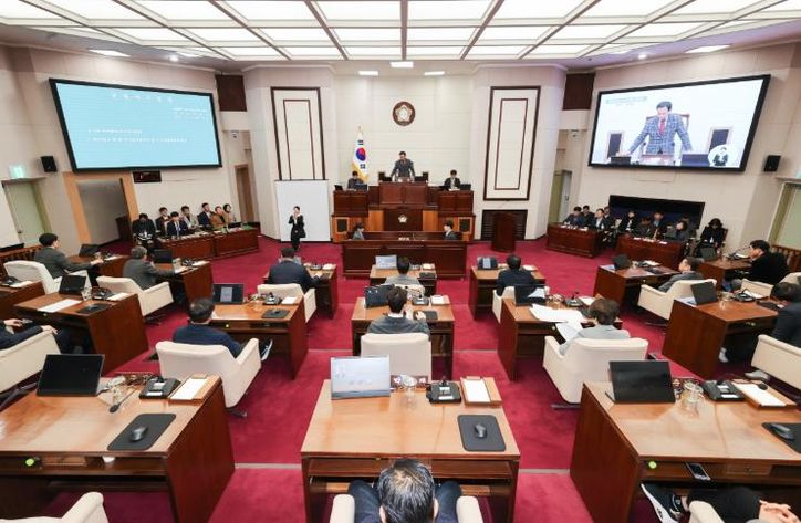 제292회 제2차 정례회 폐회(본회의장 전경)