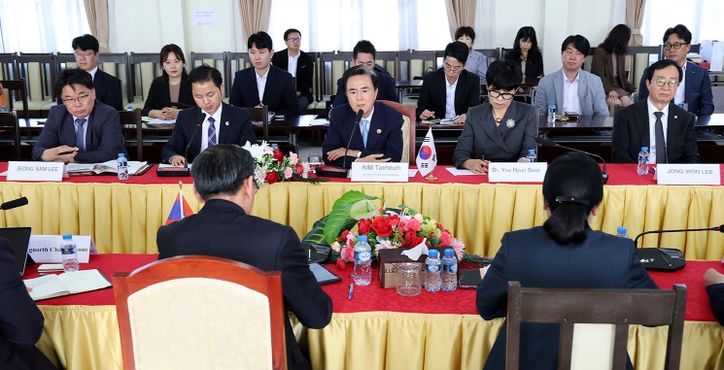 김태흠 지사, 노동사회복지부 장관 접견