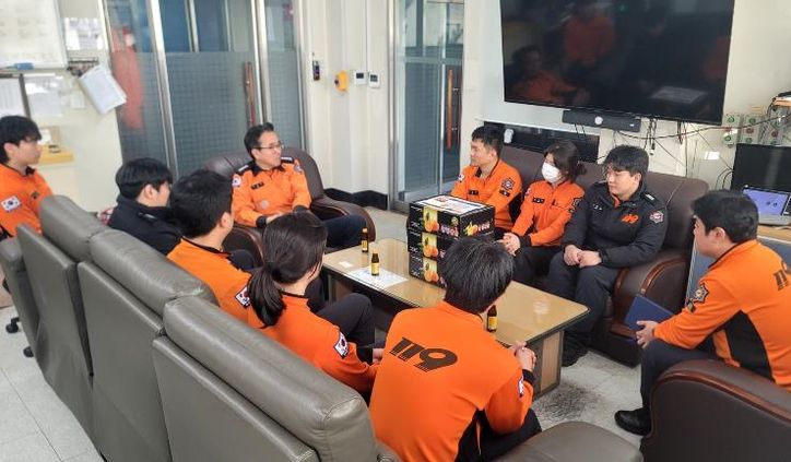 남양주소방서, 새해 현장부서 방문으로 직원 소통·안전 점검