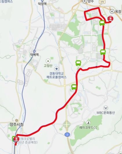 양주시, 회암중 개교 맞춰 99번 버스 노선 개편 및 1대 증차