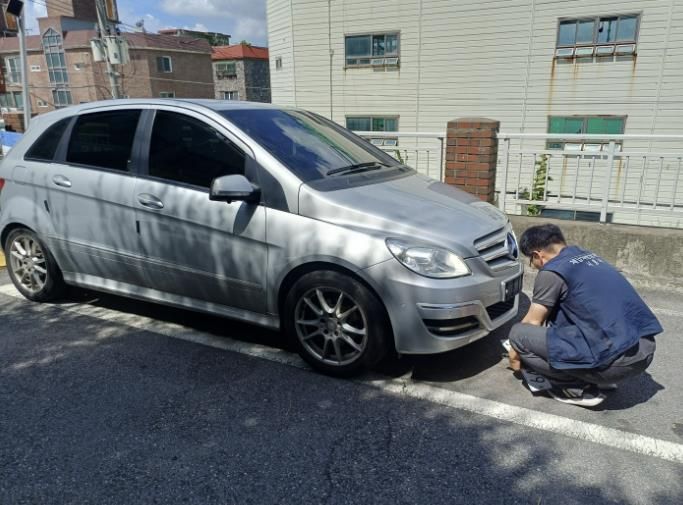 체납차량 단속현장