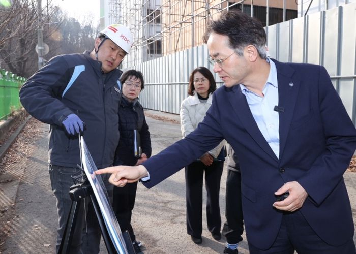 능곡 재개발 지역 통학로 현장점검