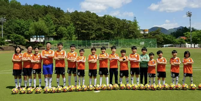 축구단 단체사진