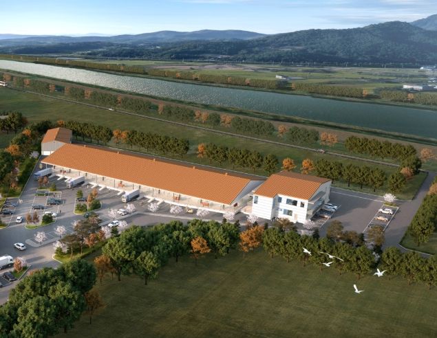 신축 황룡우시장 조감도. 장성군 제공