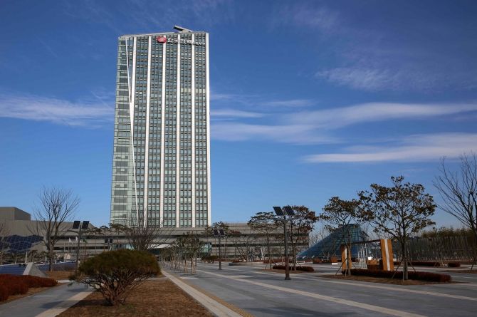 한전 본사 전경