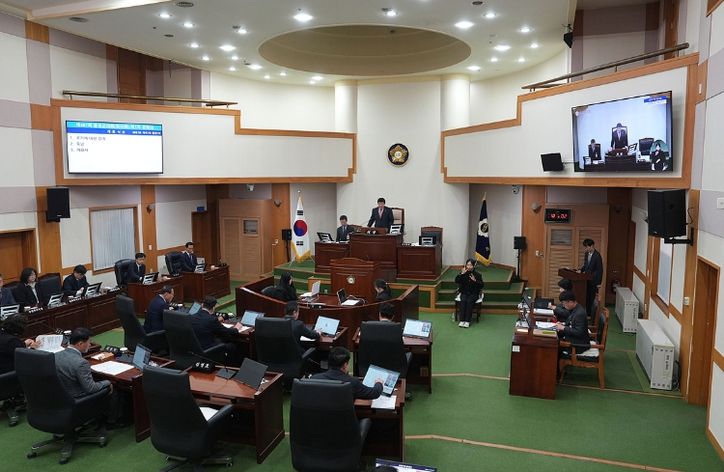 음성군의회, 제387회 임시회 개회