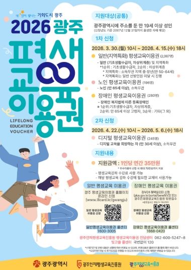 포스터_광주평생교육이용권