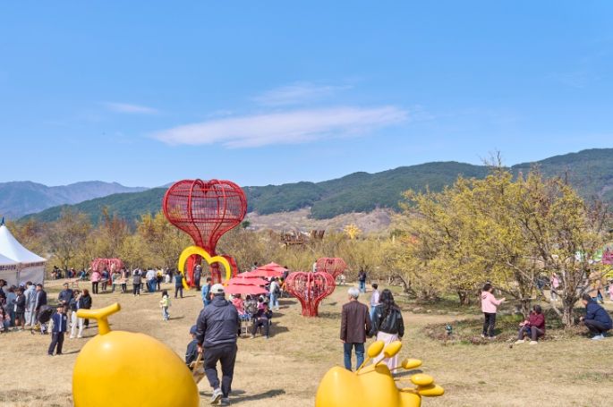 화엄사 홍매화 개화 맞아 환경정화 활동