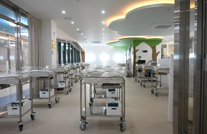 광양시, 출생정책 구조 전환으로 출생아 증가 흐름 이어가(광양시 공공산후조리원 영유아실)